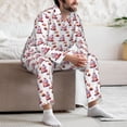 thumbnail image 7 of Lsque Strawberry Blueberry Cream Cake Pattern Long Sleeve Pajama Set for Men - Soft 2-Piece Sleepwear and Loungewear Set with Pockets, Comfy Nightwear-XX-Large, 7 of 7