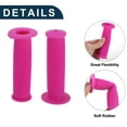 thumbnail image 3 of Unique Bargains Bike Handlebar Grips Covers 110mm Long Lightweight Bicycle End Grips Protector Pink 1 Pair, 3 of 6