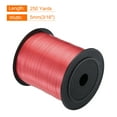 thumbnail image 2 of Uxcell 250 Yards Curling Ribbon Crimped Balloon String Metallic 3/16" for Party Decoration Gift Wrapping Art Crafts Red, 2 of 6