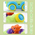 thumbnail image 2 of Coche eléctrico RC, juguetes, coche RC de dibujos animados, regalos de cumpleaños para niños de 3 a 5 años para niños y niñas, 2 of 6