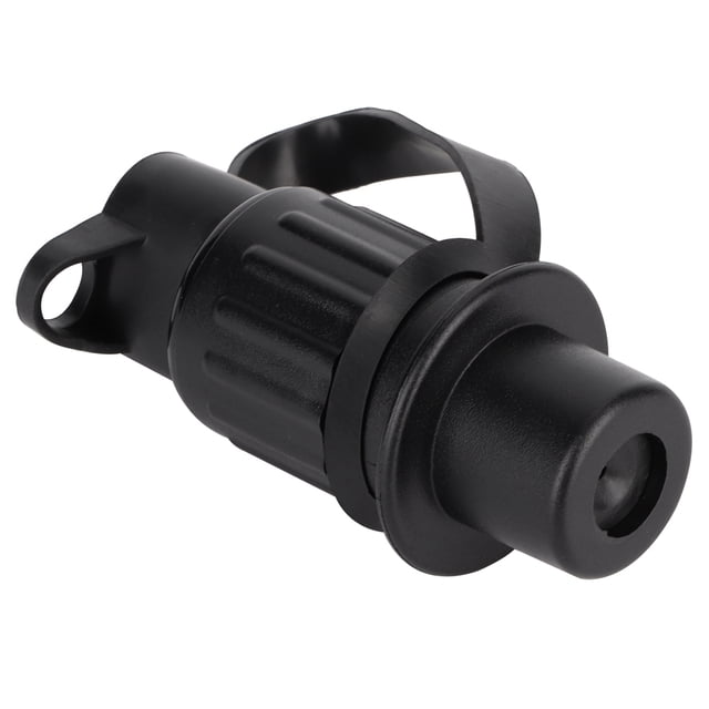 Qiilu Trailer Connector,Black Plastic 3 Pin Trailer Plug Wiring Connector Adapter for Trailer