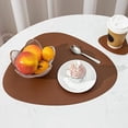 thumbnail image 4 of Set de 6 Napperons Ovales en Cuir Lavables F, 4 of 4