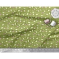 thumbnail image 3 of Soimoi Green Heavy Satin Fabric Text & Wine Glass Bar Print Fabric by the Yard 56 Inch Wide, 3 of 5