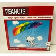 Peanuts Ride The Wind Rainbow Kite Parasail Snoopy 100 Pc Puzzle Sealed