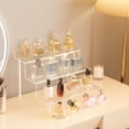 thumbnail image 2 of Grarry Acrylic Risers Display Stands, Perfume Organizer Stand, Acrylic Display Shelves Compatible with Stand, Clear Display Stand Risers for Cologne Organizer Perfume Shelf Figure Stand, 2 of 5