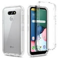 thumbnail image 4 of For LG Phoenix 5 Case, LG Aristo 5/K31/K31 Rebel L355DL/Tribute Monarch/LG K8X/Fortune 3/Risio 4 with Built-in Screen Protector, Nagebee Full-Body Protective Bumper Shockproof Case (Clear), 4 of 5