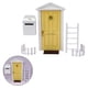 thumbnail image 4 of Simulación de casa de muñecas en miniatura de hadas, decoración de casa de muñecas, muebles de puerta, modelo para niños Amarillo, 4 of 8