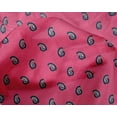 thumbnail image 4 of oneOone Silk Tabby Fabric Paisley Block Printed Craft Fabric BTY 42 Inch Wide, 4 of 4