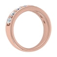 thumbnail image 2 of 1 Carat Diamond Wedding Band Ring in 14K Rose Gold (Ring Size 7) - IGI Certified (SI1-SI2 Clarity), 2 of 5