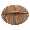thumbnail image 4 of FRCOLOR 1Pack Wok Pot Cover Wooden Pot Cover Anti Splash Steam Retention Heat Retention for Cooking Kitchen Use, 4 of 8