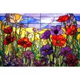 thumbnail image 1 of Kit de pintura por números sobre lienzo, arte al óleo artesanal, cuadro de amapola de cristal, 60x40cm, 1 of 9
