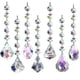 thumbnail image 1 of Paquete de 7 prismas de cristal para iluminar el día, colgantes para decoración de ventanas y jardines., 1 of 5
