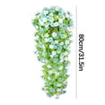 thumbnail image 2 of Decoración de pared con rosado artificial | Arreglo de flores de imitación de 80 cm para el hogar, centro comercial, escaparate, balcón | Enredaderas duraderas, fáciles de instalar, realistas | 1, 2 of 7