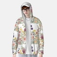 thumbnail image 2 of Kdxio Autumn Garden Print Women Men Sun Protection UPF 50+ Jackets Zip Up Long Sleeve Hoodie Hiking Lightweight with Pockets, 2 of 7