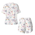 thumbnail image 5 of Naloa Cute Koala Women's Short-Sleeved Pajama Set, Loungewear, Summer pajamas, Breathable Cozy - 4X-Large, 5 of 9