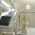 thumbnail image 5 of WENSHUO  Grab Paper Bag Ceramic Vase, Small Bud Vase for Living Room, Dinner Table Decoration, 5 of 5