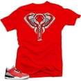 thumbnail image 2 of Shirt to Match Jordan 3 Red Cement 2020 Match Sneaker Tees, 100% Cotton Crew Neck T-Shirt with Short Sleeve, 2 of 7