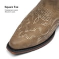 thumbnail image 5 of DREAM PAIRS Women's Western Cowboy Boots Square Toe Mid Calf Cowgirl Boots with Classic Embroidery Pull On Low Block Heel Vintage Country Boots, 5 of 9