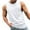 White, variant on Xuniizn Tank Tops Men Casual Solid Color Workout Tank Tops Round Neck Sleeveless Shirts Gym Tank Tops, M-4XL
