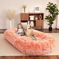 thumbnail image 2 of Human Sized Dog Bed for Adult People,71"x43.3"x10" Large Dog Bed for Men and Women, Washable Giant Dog Bed for Pets and Kids,Anti Slip Human Dog Bed with Storage Pocket, 2 of 8