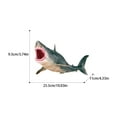 thumbnail image 1 of mmirethe Modèle Marin Simulation Réaliste Enfants Requin Requin Modèles d'Animaux Megalodon, 1 of 6