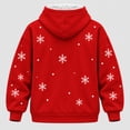 thumbnail image 5 of RGGEEUN Dog Pouch Hoodies Pet Carrier Hoodies Christmas Reindeer Graphic Long Sleeve Hooded Pullover with Pocket Mens Sweatshirt for Small Pets Daily Walking,M, 5 of 7
