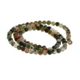 thumbnail image 4 of 2 hebras de espaciadoras sueltas cadena de hallazgos de joyería de forma forma forma de 4 mm 8 mm Fernando Granos redondos de la ágata, 4 of 8
