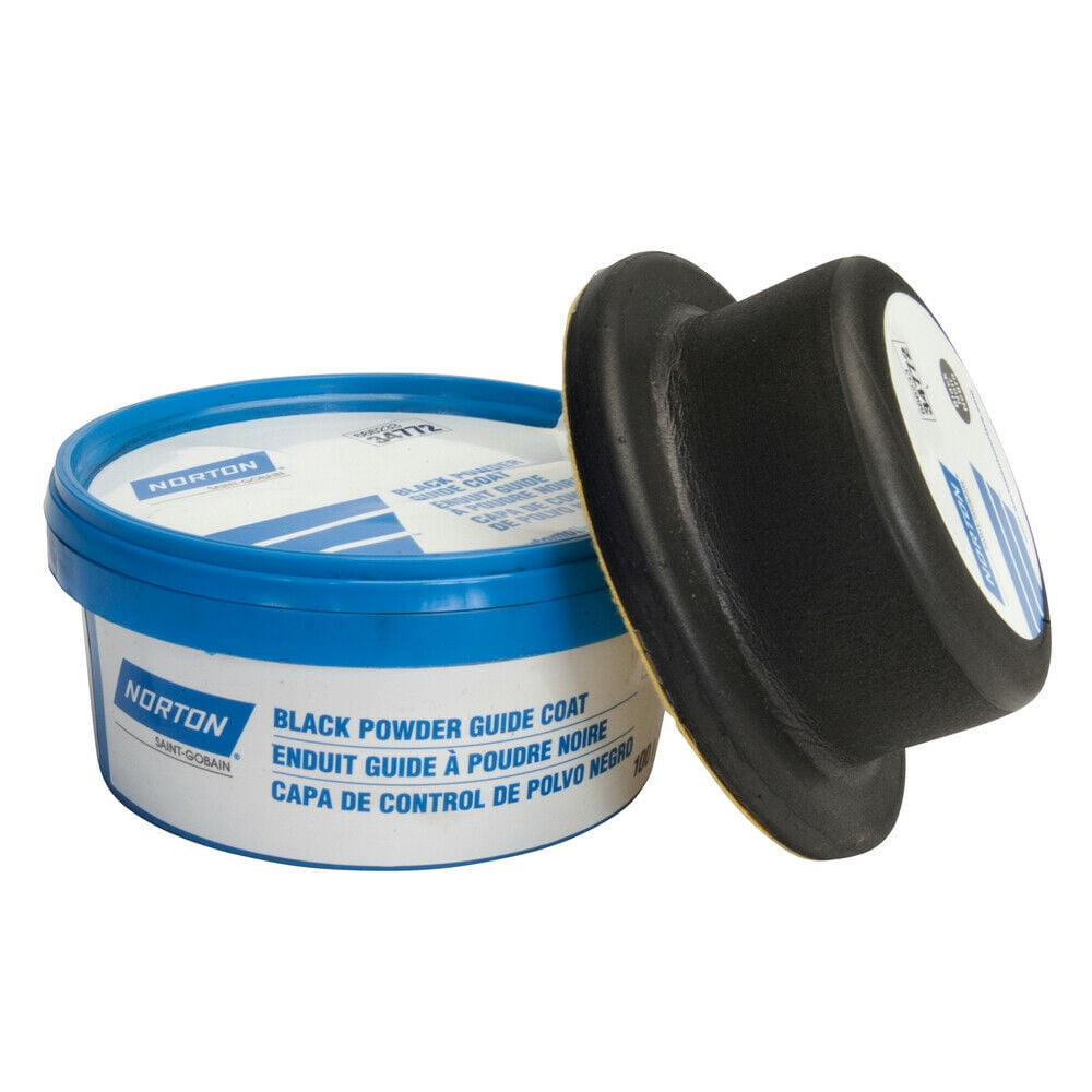 Norton 34772 Black Powder Guide Coat with Applicator (100 g)