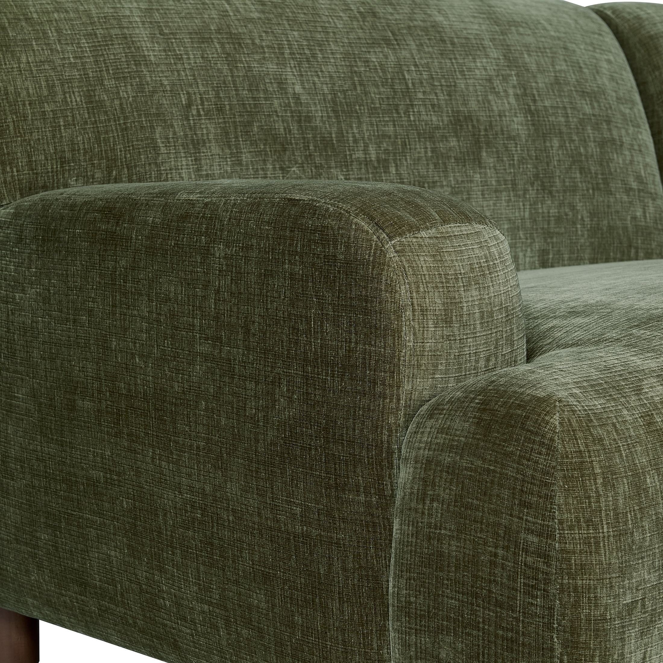 Better Homes & Gardens Ambrose Sofa, Forest Green velvet