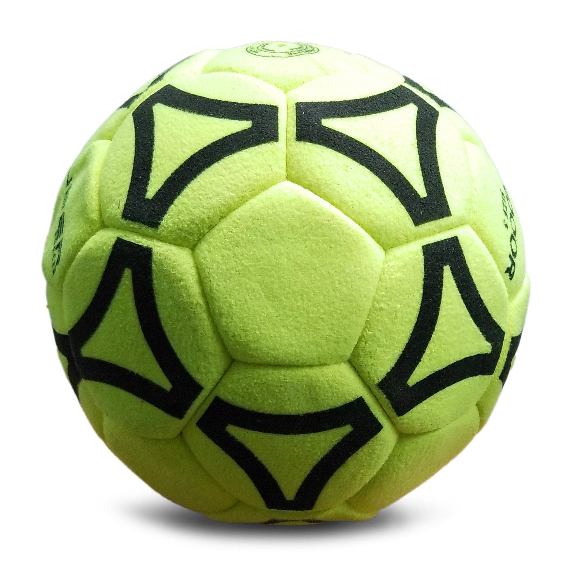 Uber Soccer Indoor Felt Soccer Ball, Yellow, Size 4