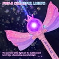 thumbnail image 3 of Luz LED y música Bubble Wands Britik con 2 soluciones de burbujas, 3 of 9