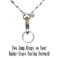 thumbnail image 3 of Stainless Steel Chain Women's Lanyard, Stronger, Badge Holder 34 inches, 3 of 7