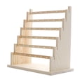 thumbnail image 1 of Wooden Bracelet Holder Rack Hanger Earrings Stand Storage for Jewelry Organization and Display 6 Layer B, 1 of 8