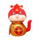 thumbnail image 3 of Serpiente de peluche de Año Nuevo chino, juguete de serpiente, recuerdo de fiesta, accesorio fotográfico creativo Altura 22 cm, 3 of 9