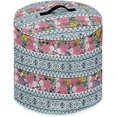 thumbnail image 2 of Instant Pot Cover Also Fit for Rice Cooker,Air Fryer and Crock Pot with Top Handle and Accessories Pockets Compatible with 8 Quart Instant Pot, Flowers, 2 of 4