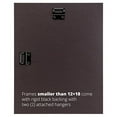 thumbnail image 4 of Craig Frames 11x14-Inch Black Document Frame, Cinder/Black Double Mat with Single 8.5x11-Inch Opening, 4 of 4