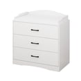 thumbnail image 4 of OxyLife Commode à Langer, Commode de Chambre de Bébé à 3 Tiroirs avec Dessus à Langer, Blanc, 4 of 13