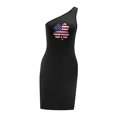 thumbnail image 3 of Vestido de mujer con hombros descubiertos, minivestido de primavera para adolescentes, para fiestas nocturnas, viajes , m M, 3 of 7