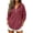 Wine plus size zip up hoodie a1, variant on Kadlawus Women Plus Size Long Sleeve Zip Hooded Pullover Sweatshirt Fall Winter Casual Basic Tops Soft Cozy Relaxed Fit for Daily Work Vacation Wear, Black 2XL