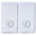 thumbnail image 3 of Monogrammed Hand Towels for Bathroom Kitchen Makeup | Personalized Gift for Wedding-Bridal | Custom Luxury Turkish Towel | Spa Collection, Oversized, 16 X 30 Inch, Set of 2, 3 of 3