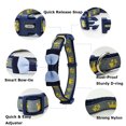 thumbnail image 2 of YUDOTE Dog Collar Medium Adjustable Nylon Webbing with Bow Tie and Crown Patterned Ribbon for Wedding,Party,Birthdays and More, Navy Blue, 2 of 7