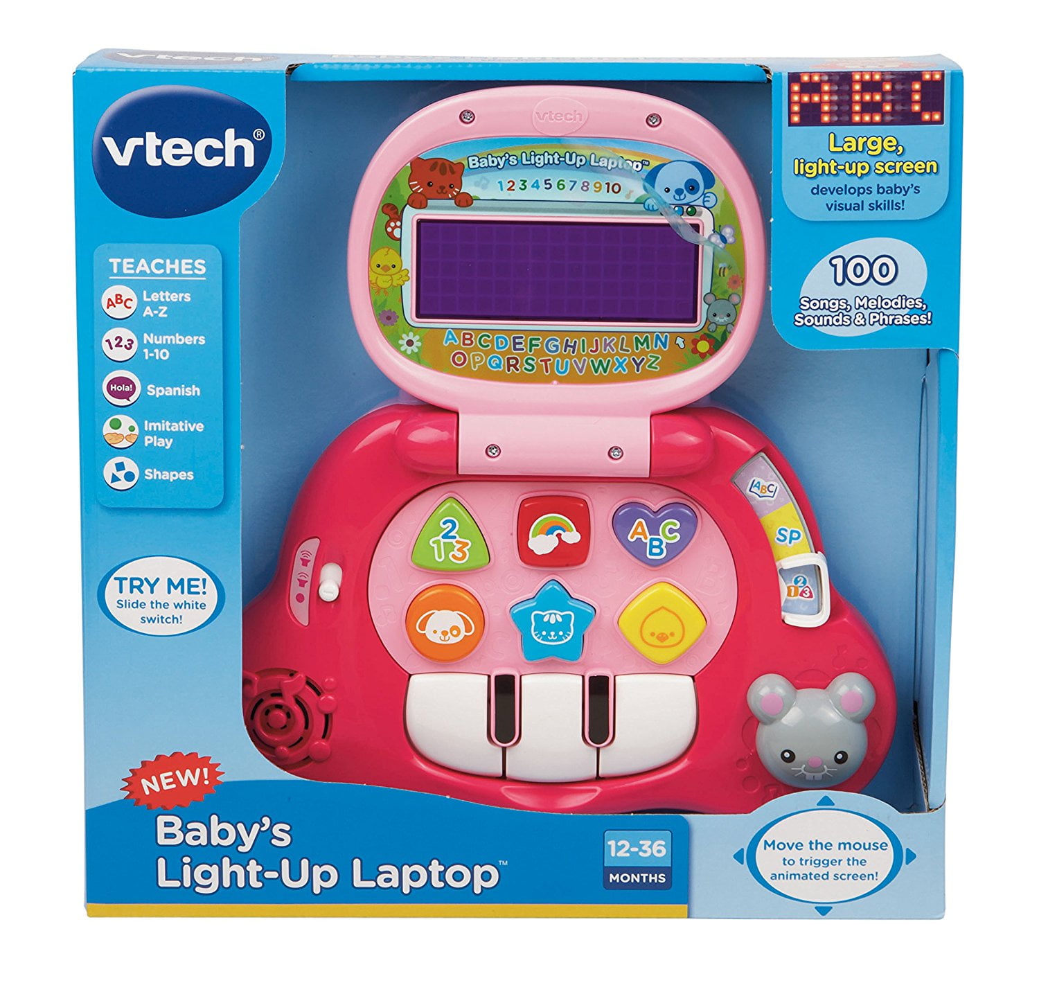 vtech brilliant baby laptop pink