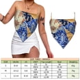 thumbnail image 2 of Impreso Bandana Camisole Backless Casual Tops Tie Back Spaghetti Strap para mujer FLhrweasw Para estrenar, 2 of 8