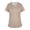 Khaki #1, variant on WULMLEO V Neck T Shirts for Women, Athletic Short Sleeve Workout Top, UV Sun Protection, Quick Dry Moisture Wicking Shirts for Women Hot Pink XL