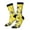 3 Black, variant on Honeybee Print Adult Socks for Men & Women,Calf Socks, Ankle Socks,Boots Socks,Breathable Casual Sock,Unisex Crew Socks