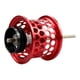 thumbnail image 5 of Carrete de pesca de aleación de aluminio con microalambre, carrete poco profundo, para baitcasting. rojo, 5 of 9