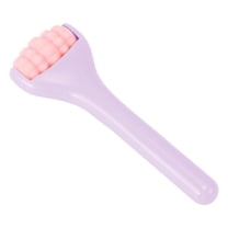 Unique Bargains 1 Pc Women's Portable Eye Roller for Beauty Parlor Bathing Travel Purple ABS Silicone