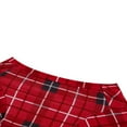 thumbnail image 4 of Ensemble de Pyjamas de Noël Assortis pour la Famille Imprimé à Carreaux Rouges Vêtements de Nuit pour Hommes Femmes Enfants Bébé Chien, 4 of 7