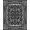 Black, Pattern 3, variant on ODIKA 2x3 Machine Washable Non-Slip Area Rug, Botanical Vine Scroll Design with Nature Inspired Flourishes High Traffic Rug, Black, 570261