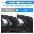 thumbnail image 7 of 1 Pair Rear Window D Pillar Posts Trim Mould Panel Cover for Mazda CX-50 2023 2024 2025 2026 Stainless Steel Adhesive Car Door Pillar Trim Left Right Set Anti Scratches Black, 7 of 7